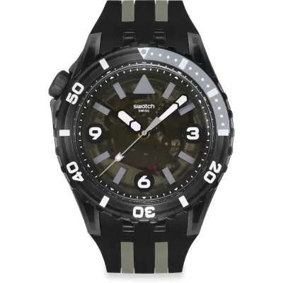 Swatch BLACK SEA NETTLE  Unisex Watch